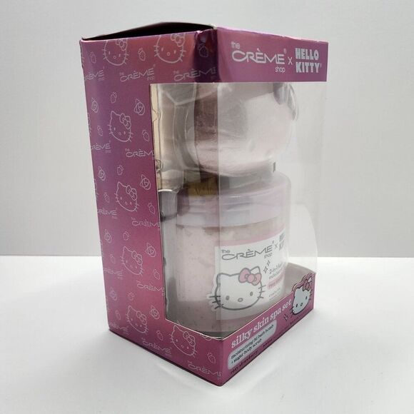 ✨NWT✨The Crème x Hello Kitty 3D Bath Bomb & Sugar Body Scrub Set - Picture 3 of 6